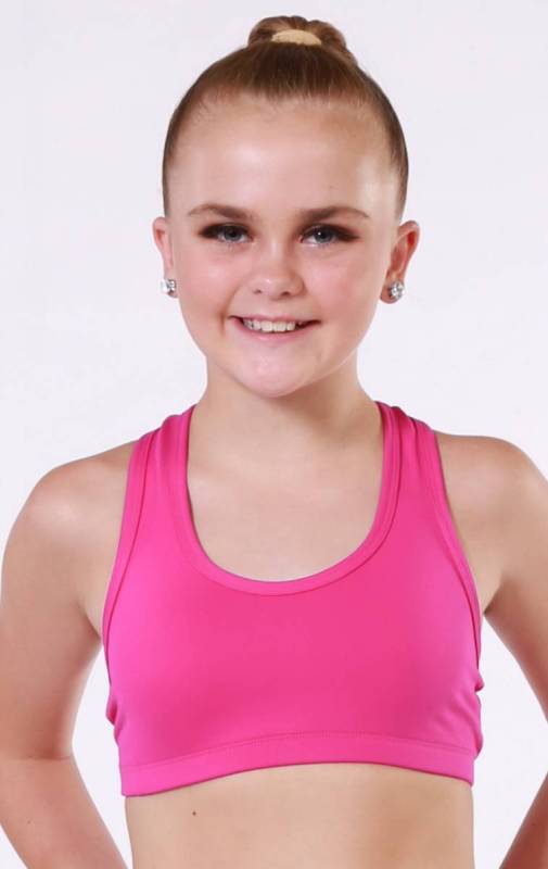 Victoria Crop - Action Back -  Supplex Dance Costume