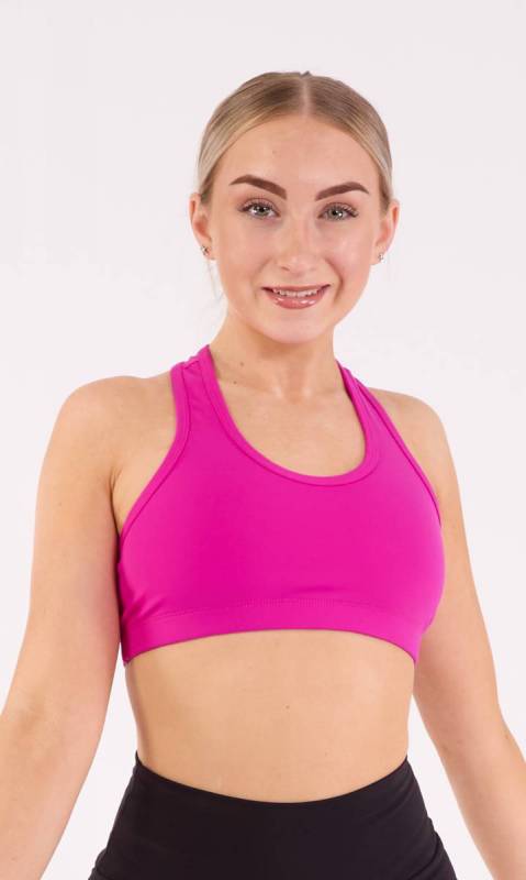Victoria Crop - Action Back -  Supplex Dance Costume