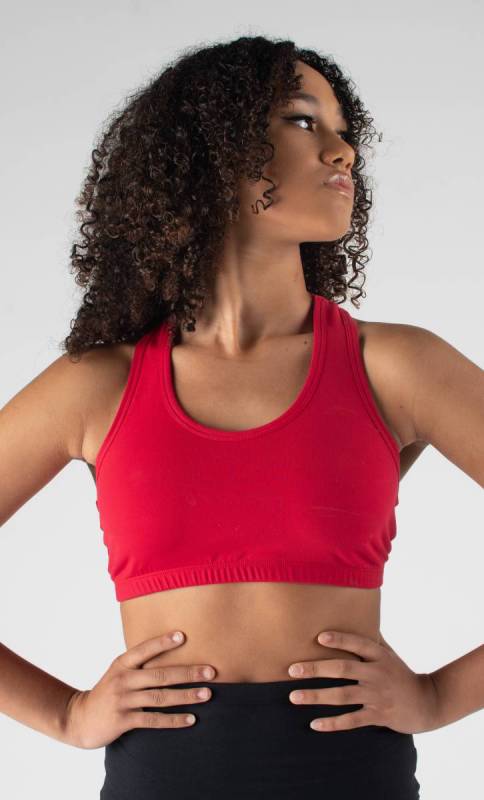 Victoria Crop - Action Back -  Supplex Dance Costume