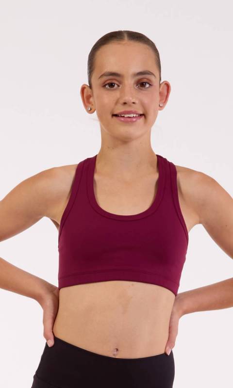 Victoria Crop - Action Back -  Supplex Dance Costume