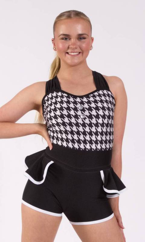 Houndstooth and Black 115