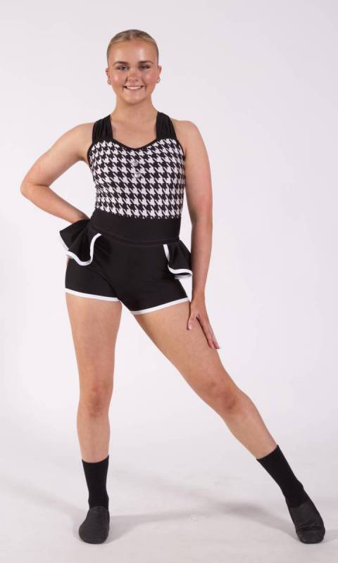 Houndstooth and Black 115