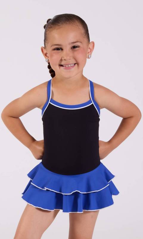 Baby Leo 2 LAYER SKIRT Supplex Dance Costume