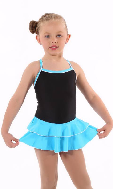Baby Leo 2 LAYER SKIRT Supplex Dance Costume
