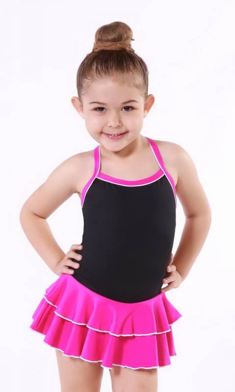 Baby Leo 2 LAYER SKIRT Supplex Dance Costume