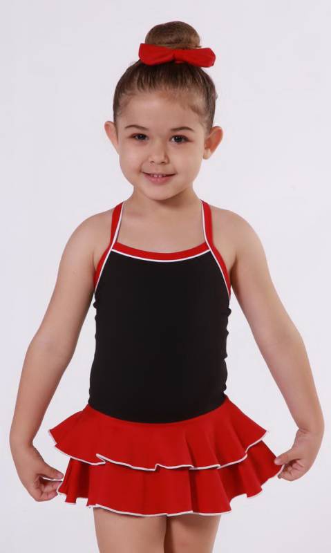 Baby Leo 2 LAYER SKIRT Supplex Dance Costume