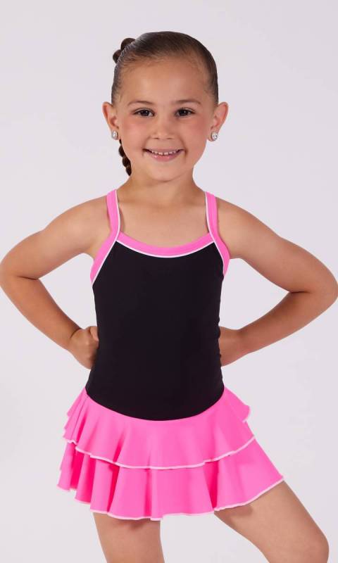 Baby Leo 2 LAYER SKIRT Supplex Dance Costume