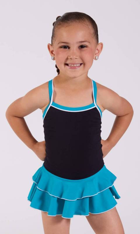 Baby Leo 2 LAYER SKIRT Supplex Dance Costume