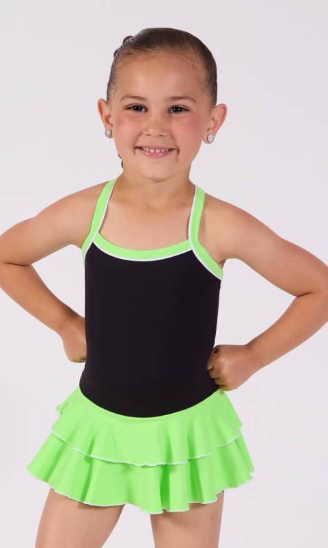 Baby Leo 2 LAYER SKIRT Supplex Dance Costume