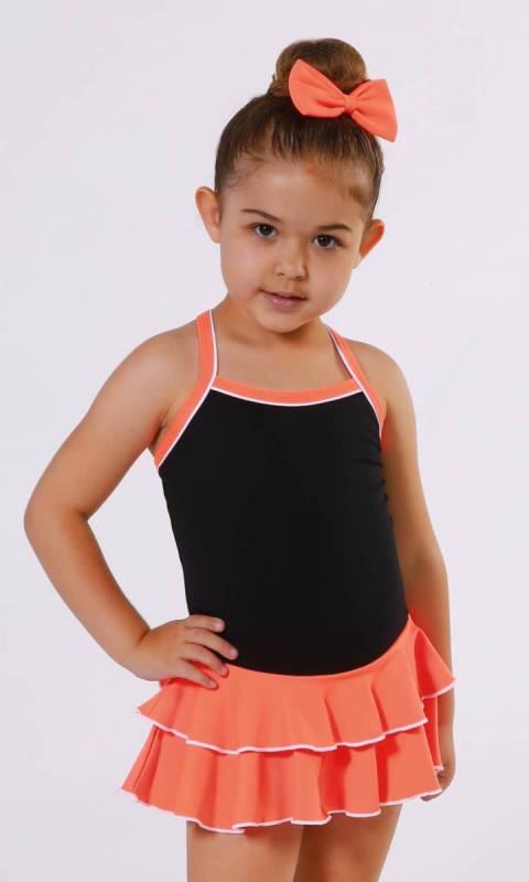 Baby Leo 2 LAYER SKIRT Supplex Dance Costume