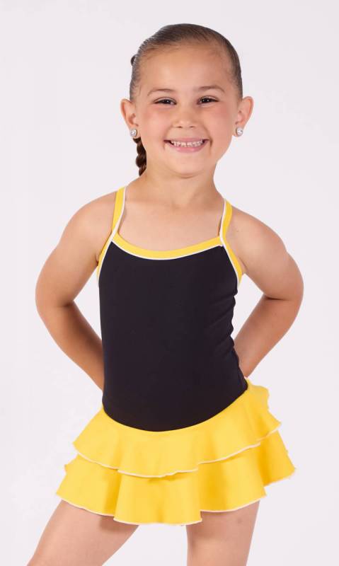 Baby Leo 2 LAYER SKIRT Supplex Dance Costume