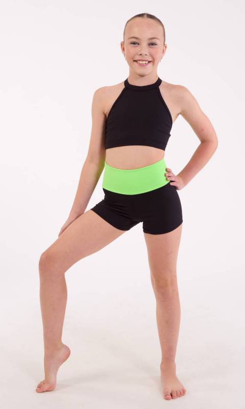 Black + Neon Green Band