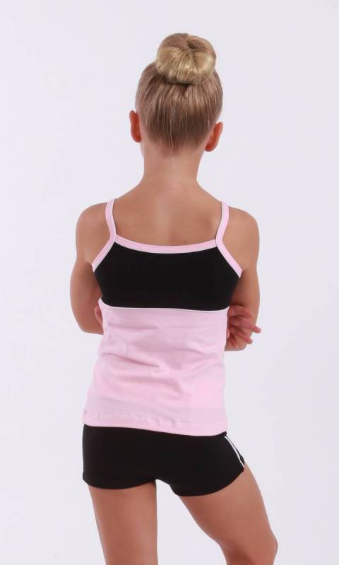 CLASSIQUE TOP - Supplex Ballet Pink black and white