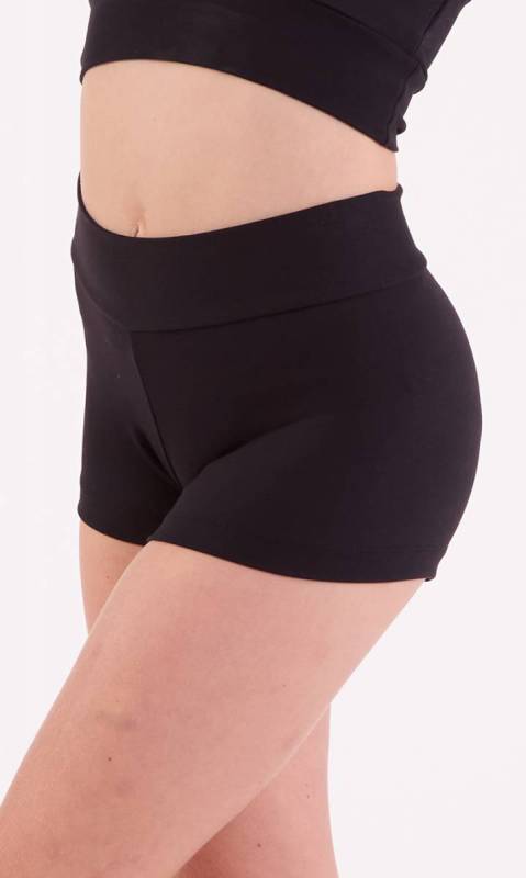 MADDISON Hot Shorts-  Black with contrast  Dance Studio Uniform