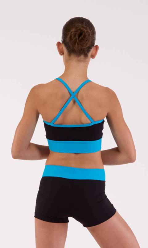 Black + Electric Blue