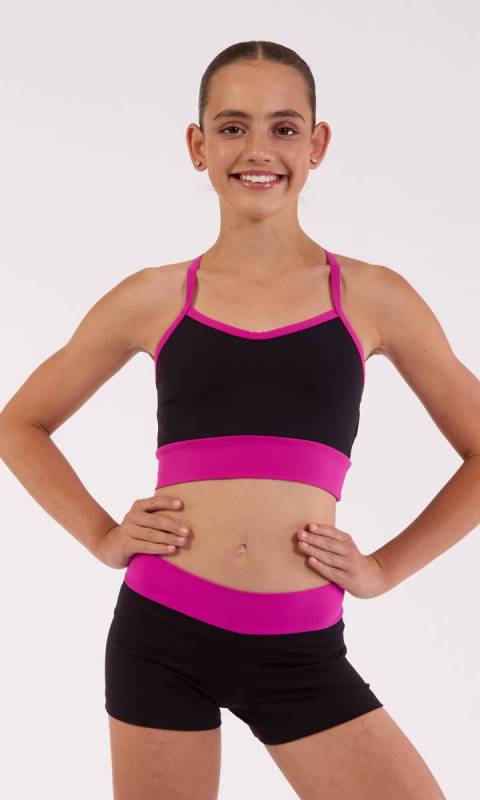 Black + Paradise Pink