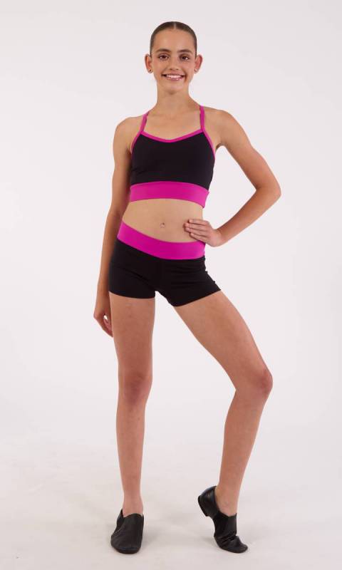 Black + Paradise Pink