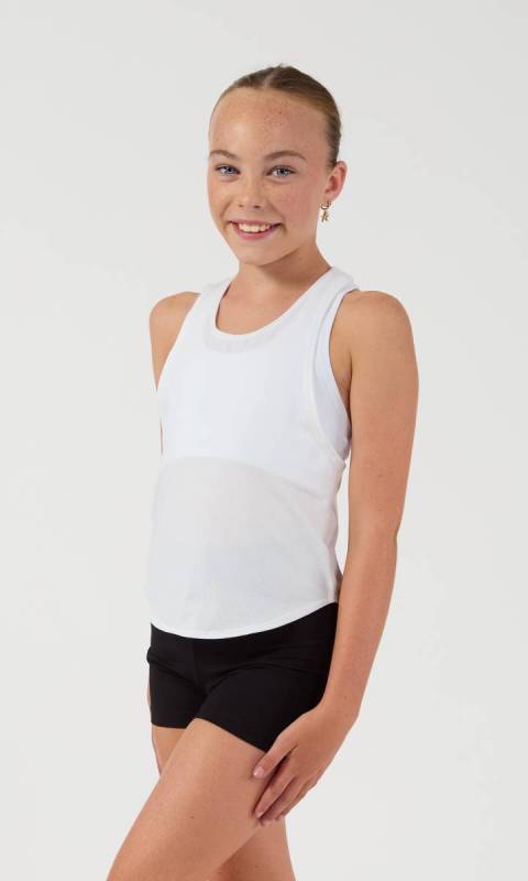 GABBIE TEX MESH TANK Dance Studio Uniform
