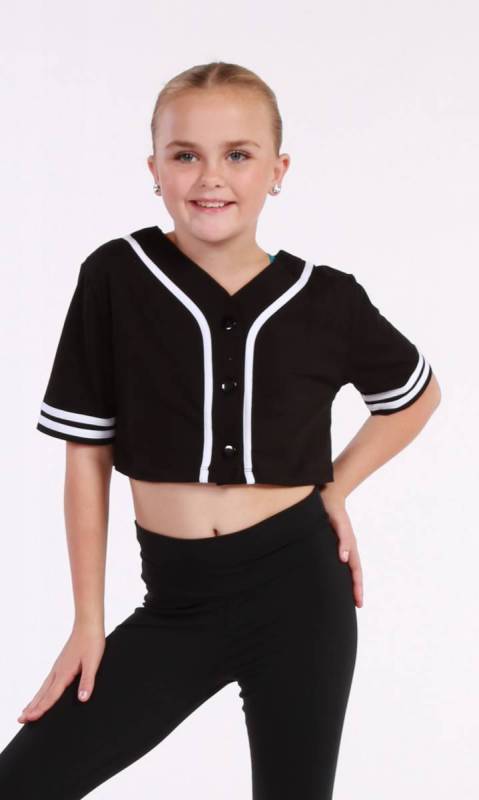 BASEBALL CROP Dance Costume