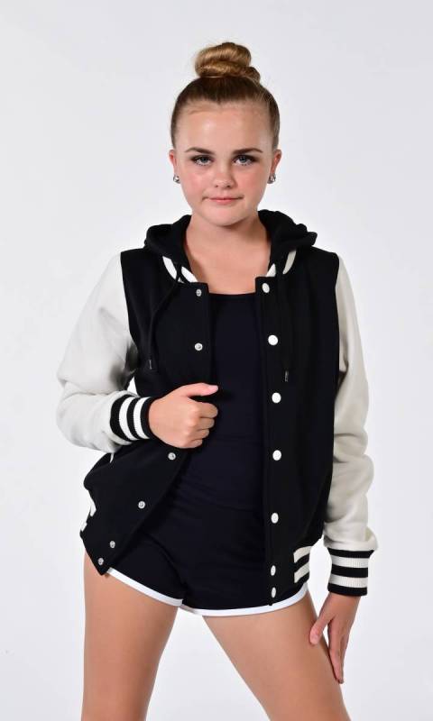 Varsity Hooded JUNIOR/LADIES Jacket Dance Studio Uniform