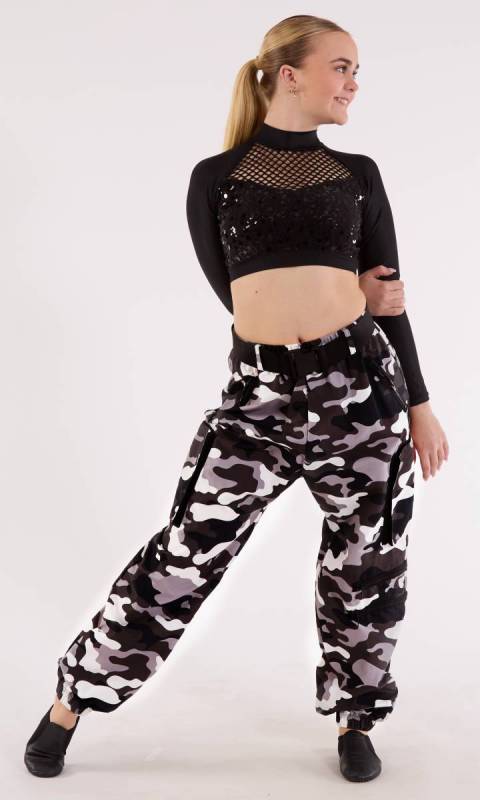 Grey Camo + Black