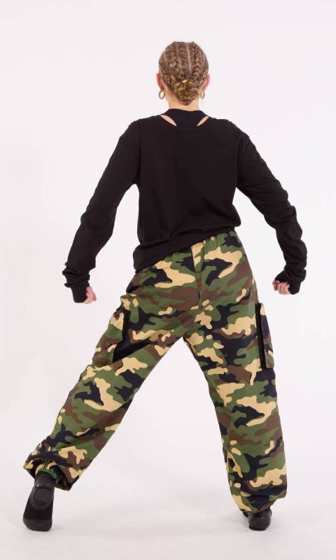 Khaki Camo + Black