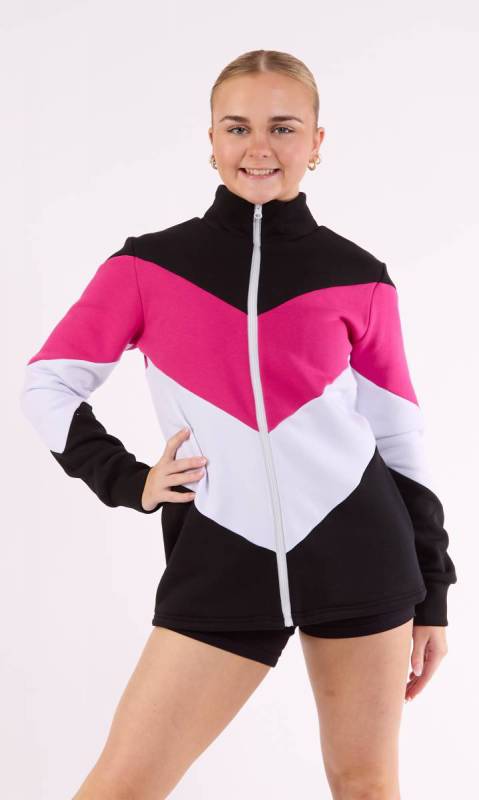 Black + Fuchsia + White