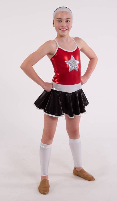 ACTION CHEER + Leggings and Headband Dance Costume