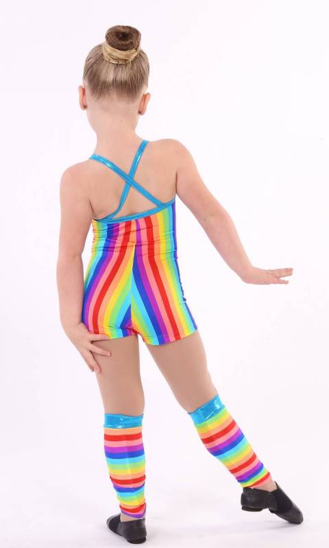 SHORTARD - SPANDEX PRINTS - Rainbow stripe