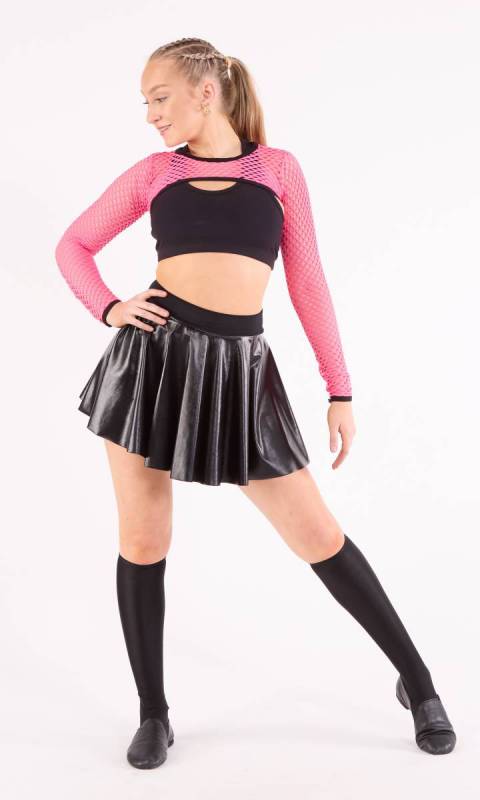 Fluro Pink Mesh / Black Bind
