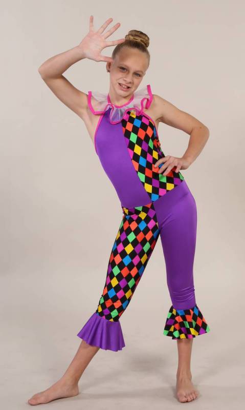FUNKY CLOWN - PURPLE PINK TRIM KCDC