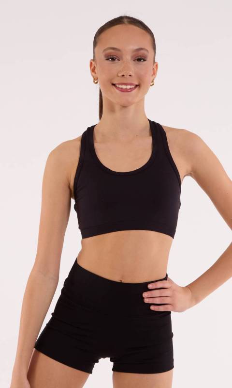 Black Supplex + Black Mesh