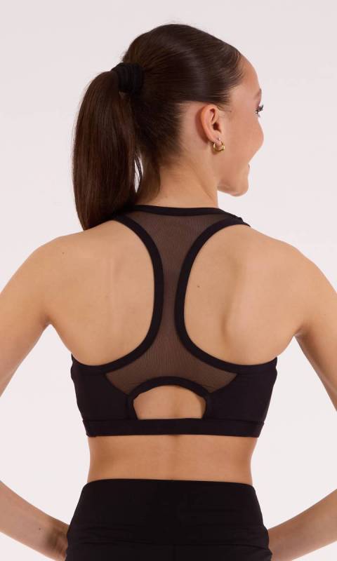 Black Supplex + Black Mesh