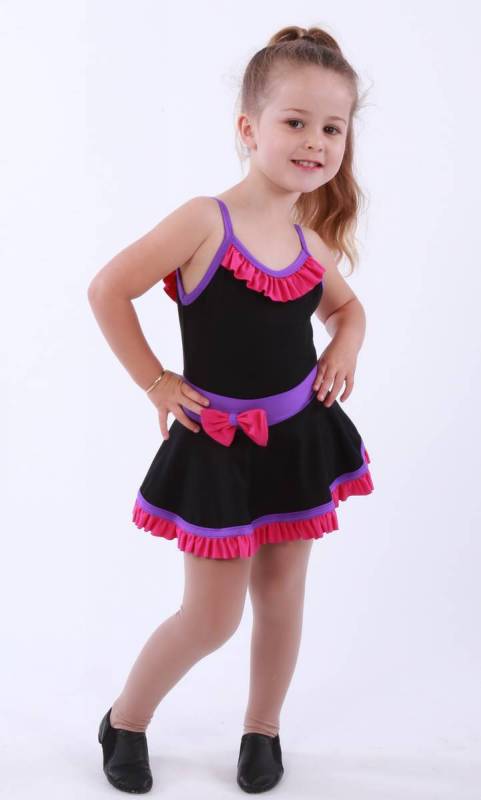 ZARLY frills and bows skirt Dance Costume