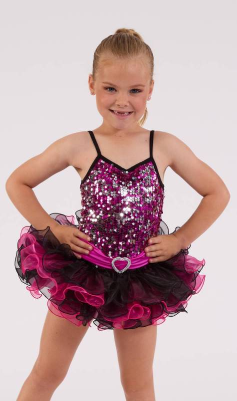 TAPPY TOES - with black Dance Costume