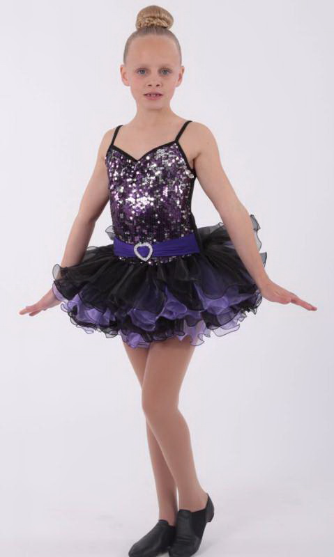 TAPPY TOES -  with black - PURPLE AND BLACK <3