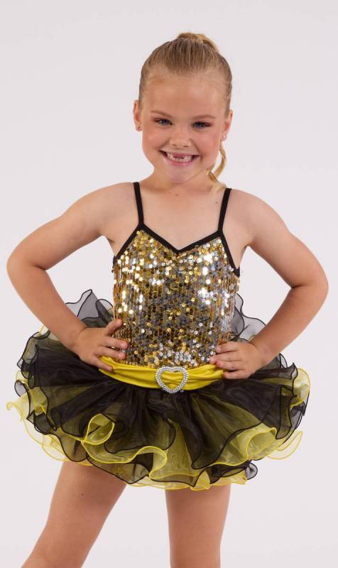 TAPPY TOES - with black Dance Costume