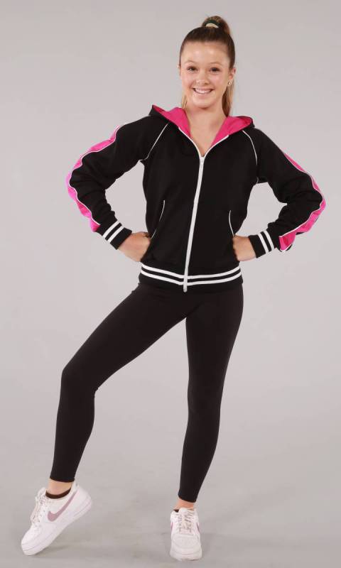Black + Fuchsia + White