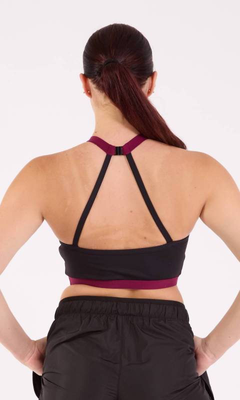 Black + Burgundy Supplex