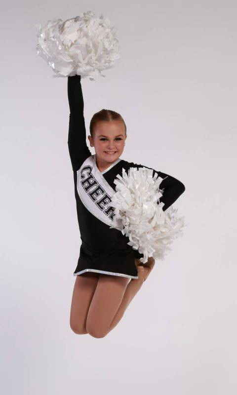 COLLEGE CHEER - Black & White