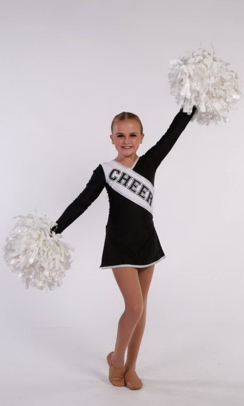 COLLEGE CHEER - Black & White