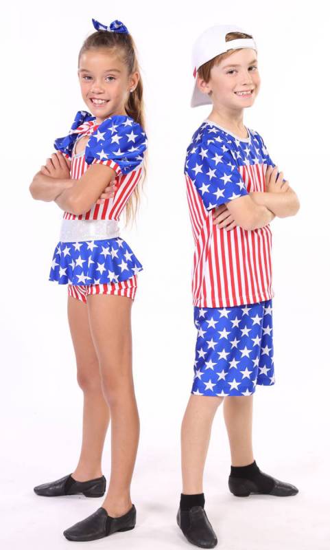 BORN IN THE USA - BOYS COSTUME  - Red white and Blue 