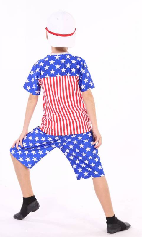BORN IN THE USA - BOYS COSTUME  - Red white and Blue 