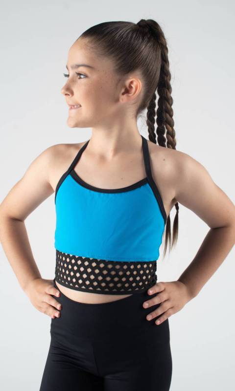 ELASTIC CROP (Gabbie Rose ) WB_ Dance Costume