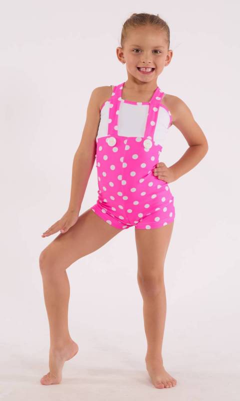 Polkadot Pink & White