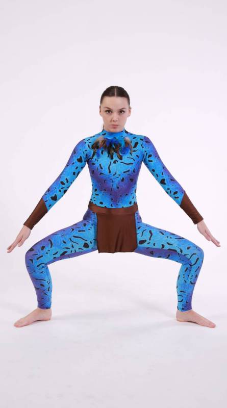 Blue & Brown