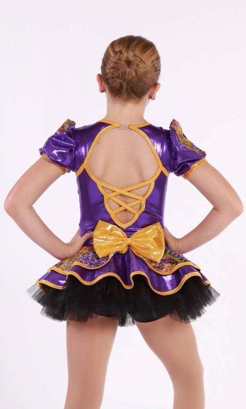 Purple, Gold + Black 123
