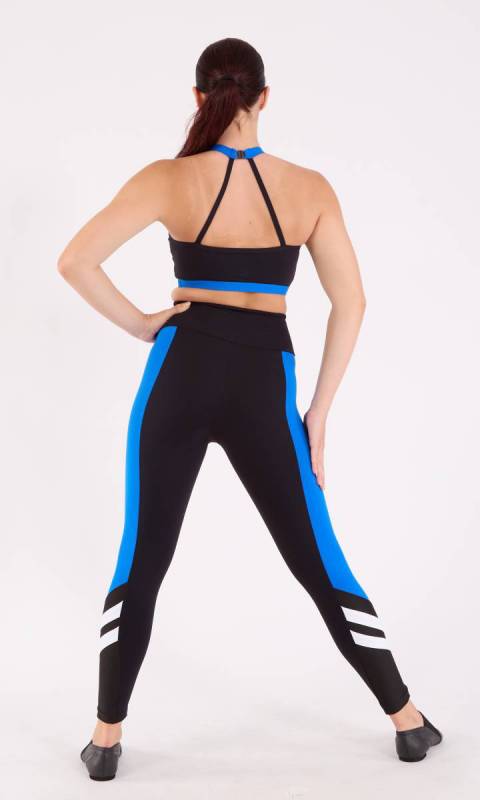 Black + Bondi Blue + White