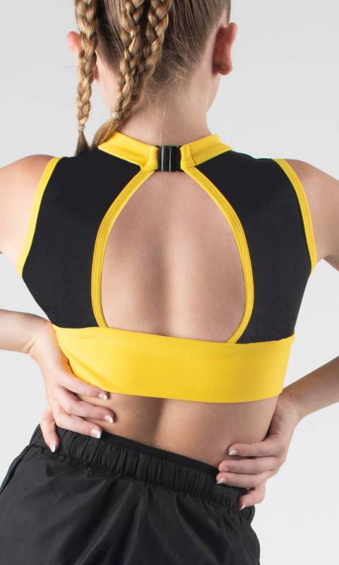 ENERGISE CROP  - Black and yellow 