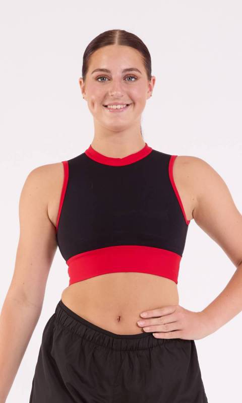 ALPHA CROP Dance Costume